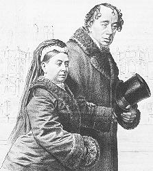 Benjamin Disraeli and Queen Victoria