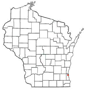 Location of Glendale, Wisconsin