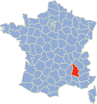Location of de la Drme in France