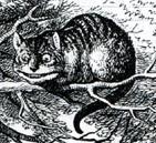The Cheshire cat as  envisioned it in the 1866 publication