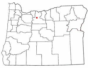 Location of Pine Hollow, Oregon