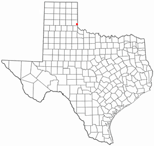 Location of Dodson, Texas