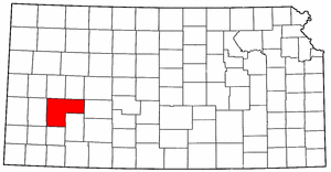 Image:Map of Kansas highlighting Finney County.png