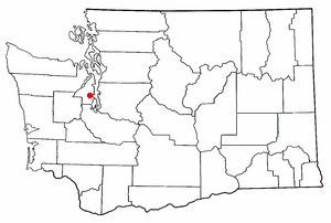Location of Navy Yard City, Washington