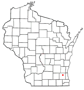Location of Pewaukee (village), Wisconsin