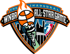 Logo for the inaugural WNBA All-Star Game, held in 1999