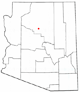 Location of Parks, Arizona