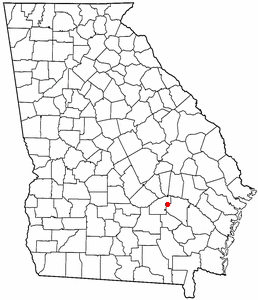 Location of Graham, Georgia