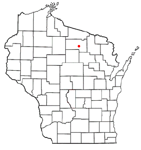 Location of Pine Lake, Wisconsin