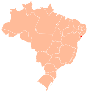 Location of Aracaju