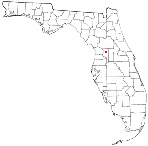 Location of Coleman, Florida