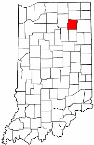 Image:Map of Indiana highlighting Whitley County.png