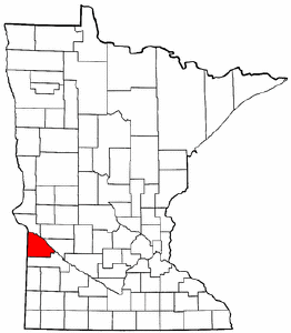 Image:Map of Minnesota highlighting Lac Qui Parle County.png