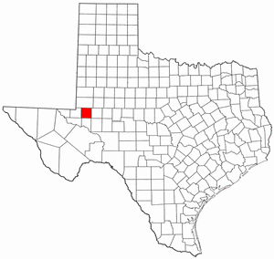 Image:Map of Texas highlighting Ector County.png