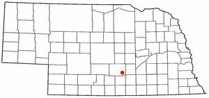 Location of Gibbon, Nebraska