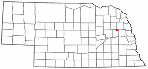 Location of Howells, Nebraska