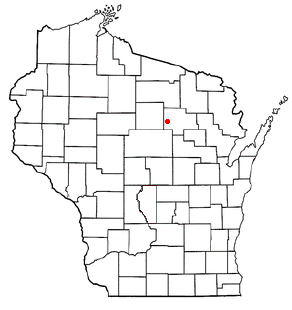 Location of Vilas, Wisconsin