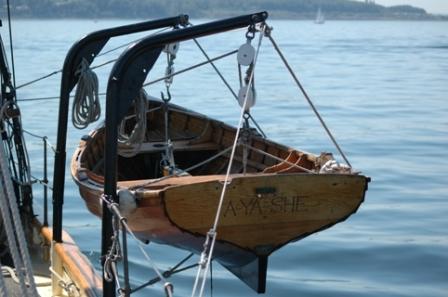 Dinghy of the schooner Adventuress