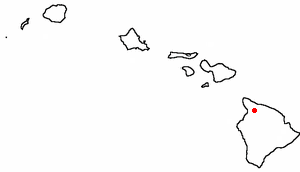 Location of Waimea, Hawaii