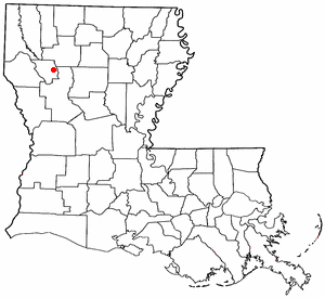 Location of Martin, Louisiana