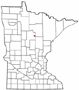 Location of Remer, Minnesota