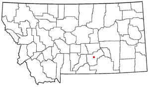 Location of Shepherd, Montana