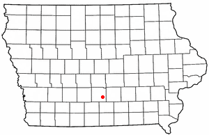 Location of Milo, Iowa