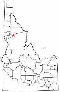 Location of Weippe, Idaho
