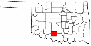 Image:Map of Oklahoma highlighting Stephens County.png