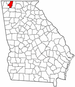 Image:Map of Georgia highlighting Whitfield County.png