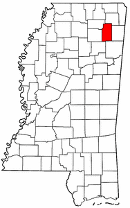 Image:Map of Mississippi highlighting Lee County.png