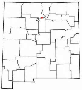 Location of La Puebla, New Mexico
