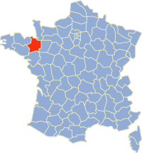 Locate Ille-et-Vilaine in France