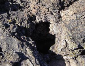 image:Lava tree mold near Black Crater in Lava Beds NM-300px.JPG