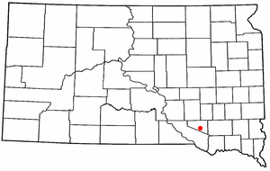 Location of Armour, South Dakota