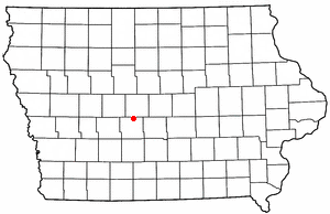 Location of Bouton, Iowa