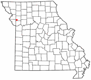 Location of Trimble, Missouri