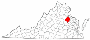 Image:Map of Virginia highlighting Caroline County.png