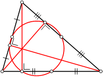  demonstrates a symmetry where six points lie on the same circle.