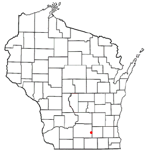 Location of Cambridge, Wisconsin