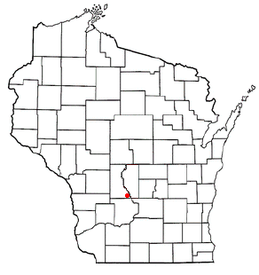 Location of Lyndon, Wisconsin