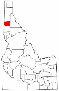 Image:Map of Idaho highlighting Benewah County.png