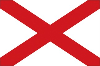Flag of Alabama. Image provided by Classroom Clip Art (http://classroomclipart.com)