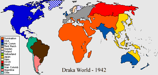 The Draka world in 