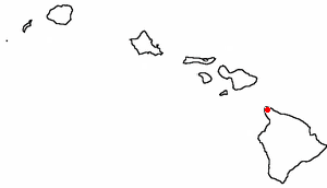 Location of Hawi, Hawaii