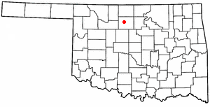 Location of North Enid, Oklahoma