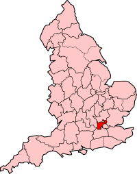 Middlesex as an  before the creation of  in .