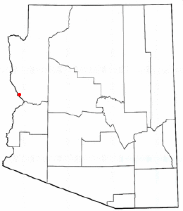 Location of Lake Havasu City, Arizona