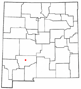 Location of Truth or Consquences, New Mexico