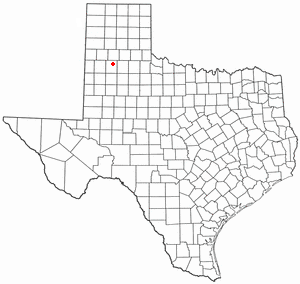 Location of Plainview, Texas